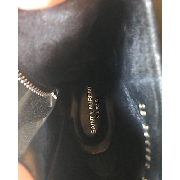 Saint Laurent crystal-embellished suede ankle boot - Picture 6 of 9